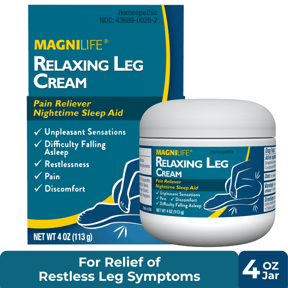 MagniLife Relaxing Leg Cream, Pain Reliever, 4 oz
