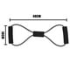 thumbnail image 2 of Banda de resistencia elástica para ejercicios de gimnasio en casa, expansor de pecho multifunción con asa, 8 bandas elásticas de resistencia para entrenamiento muscular., 2 of 5