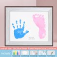 thumbnail image 1 of SMihono Palm Print Big And Small Hand Family Color Fingerprint Photo Frame DIY 10ML Home Decoration on Clearance, 1 of 9