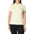 thumbnail image 1 of Polo Lee Stretch Piqué para mujer, color amarillo, talla S, 1 of 3