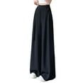 thumbnail image 2 of Womens Pants Wide Leg Pants for Women Women's Casual Pants High Waist Wide Leg Trousers with Drawstring Comfortable Stretch Fabric for Everyday Relaxed Wear, 2 of 6