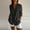 Black, variant on Xunmmm Women's Long Sleeve Shirt Button Down Solid Color Cotton Linen Shirt Blouse Womens Top Spring Summer Clothes S-5XL Grey