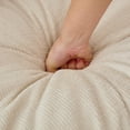 thumbnail image 3 of PORKISS Modular Sectional Sofa with Neck Pillow and Lumbar Pillow, Cloud Sectional Couch with Soft Chenille Fabric, At will DIY, 2-Seat, Beige, 3 of 12