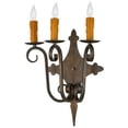 thumbnail image 2 of Meyda Tiffany 180032 Angelique 3 Light 18" Tall Wall Sconce - Bronze, 2 of 3