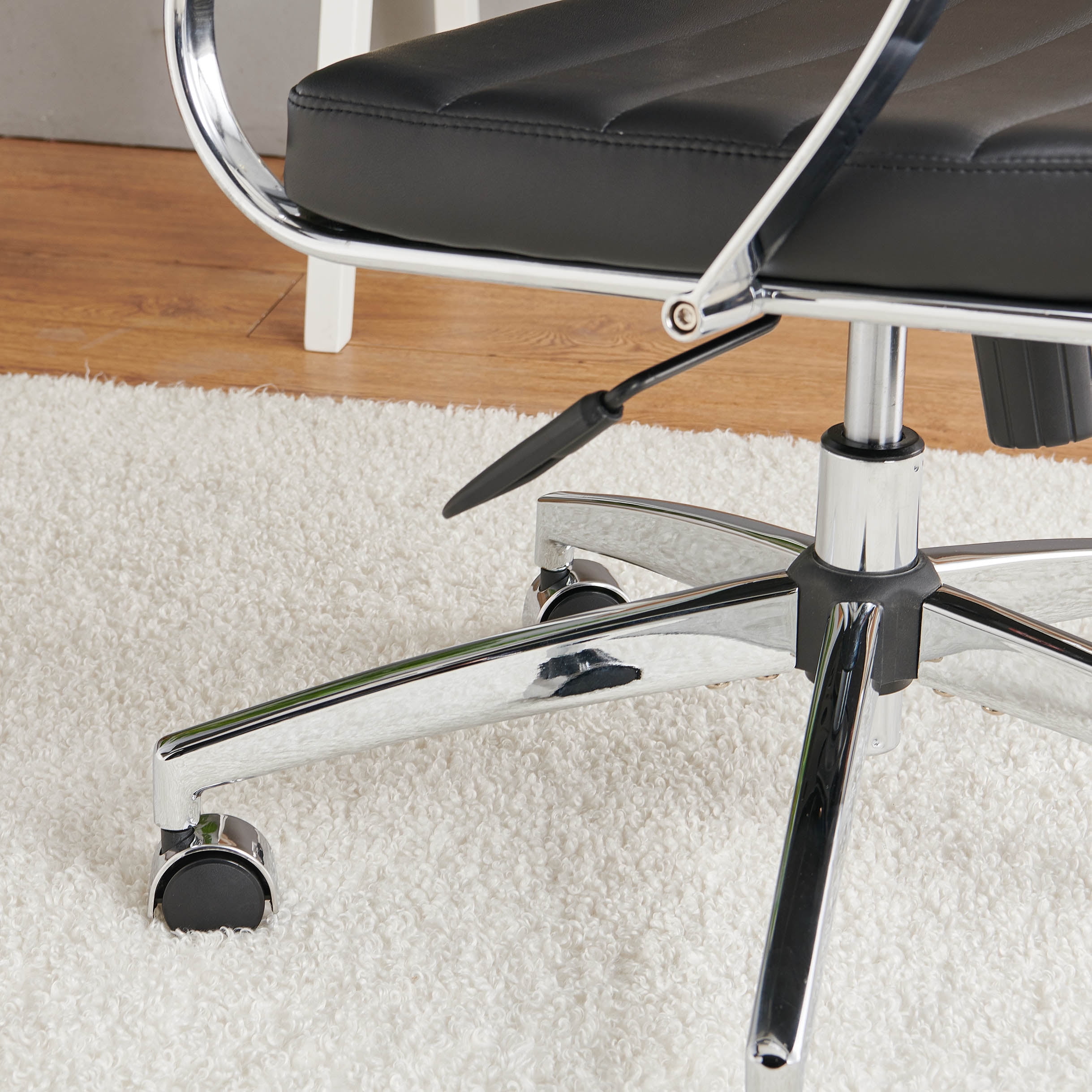 LUXMOD High Back Executive Office Chair with Armrest Adjustable