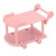 thumbnail image 1 of Carrito de cocina para casa de muñecas a escala 1:12, accesorios para casa de muñecas, juego de simulación Rosa, 1 of 9