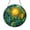 Acrylic 3.5 Inch, variant on Botanical Tropical Sunshine Faux Stained Glass Window Decor, Radiant Nature Suncatcher Accent