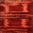 thumbnail image 1 of Ahgly Company Indoor Square Mid-Century Modern Red Oriental Area Rugs, 6' Square, 1 of 6