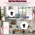 thumbnail image 4 of Wrongduck 2026 Air Tracker Smart Tags 4 Pack, Dual System Bluetooth Item Locator for Android & iOS, Works with Apple Find My and Google Find Hub for Keys Luggage, 4 of 8