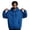 Blue_003, variant on Mens Casual Fleece Hooded Collar Drawstring Hoodies Pullover Sweatshirts Casual Long Sleeve Shirts White 3XL