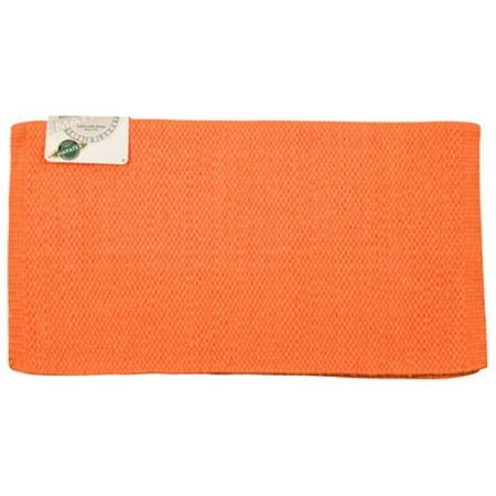 New Mayatex Show Saddle Blanket - Mayatex San Juan Solid Kashmilon Saddle Blanket - Orange