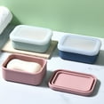 thumbnail image 7 of Topboutique Portable Travel Soap Case,Leak Proof Soap Container,Silicone Shatterproof Soap Holder,Bar Soap Box with Draining Layer,Shatterproof Soap Holder for Traveling,Camping,Gym,Bathroom,Pink, 7 of 7