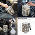 thumbnail image 7 of Renewold Deer American Flag Camo Hunting Car Seat Cover Full Set 14 Pack, with Steering Wheel Seat Belt Rear View Mirror Center Console Trash Can Coaster Gear Shift Knob Cover Set Universal Fit, 7 of 7