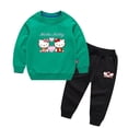 thumbnail image 5 of Hello kitty-ropa para niños y niñas, suéter con estampado de dibujos animados y cuello redondo, conjunto de pantalones largos de manga larga, primavera y otoño, 2/ud., 5 of 5