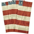 thumbnail image 6 of USA Flag Tea Towels Set of 6 Statue of Liberty Kitchen Dish Cloth with Hanging Loop, 18"x28"Lint-Free Absorbent Towel for Kitchen Drying Wiping and Cleaning, 6 of 7