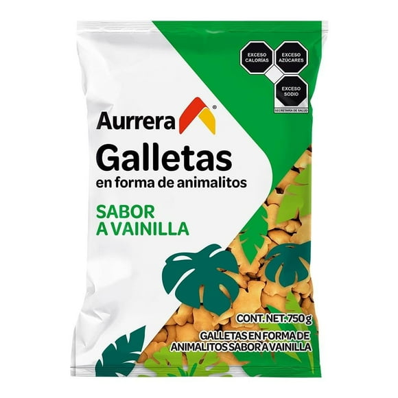 Galletas Aurrera Animalitos sabor vainilla 750 g