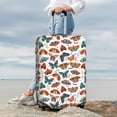 thumbnail image 3 of Lsque Colorful Butterfly Printed Luggage Cover, Travel Luggage Protector,Scratch and Dirt Resistant, Fits 18-32 Inch Luggage - Small, 3 of 9