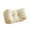 White, variant on TNDBKQWR Lumbar Support Seat Cushion, Office Chair Pillow for Back Support, Lumbar Support for Chair, Back Support Pillow for Office Chair(Gray)
