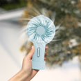 thumbnail image 2 of Fans That Blow Cold Air VibHome Handheld Fans Handheld Fan Compact Lightweight Portable 8 Blades Outdoor Pocket Fan USB Rechargeable 3-speed Variable High Capacity 1266mAh Variable Angle, 2 of 7
