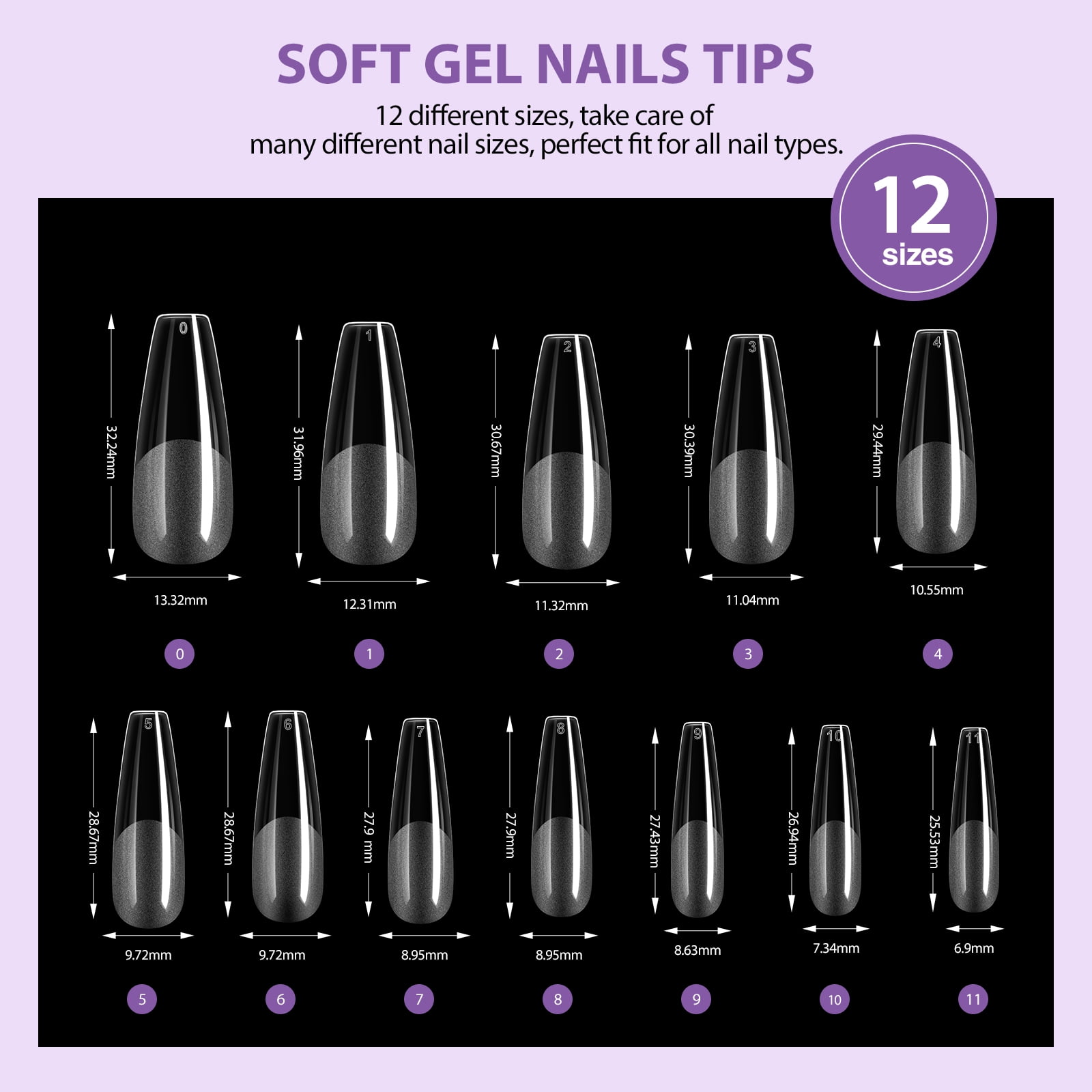 Saviland Gel X Nail Kit with Nail Drill – Nails Tips and Glue Gel Kit with 4-in-1 Nail Glue Gel 500PCS Full Cover Long Coffin Nails Tips U V Light Nail Design Kit for Nail Extension