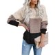 thumbnail image 2 of Suéter Casual De Punto Suelto, Cómodo Suéter De Punto Con Hombros Caídos Para Mujer Moda Para El Invierno Oficina En El Hogar Escuela, 2 of 5