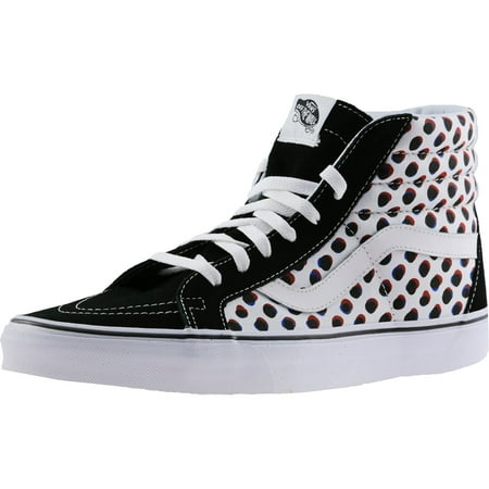 Vans Sk8 Hi White - Vans Sk8-Hi Reissue Americana Black / Red Blue High-Top Canvas Skateboarding Shoe - 12M 10.5M