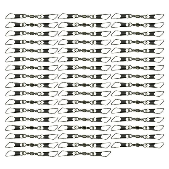 Necvior Swivels Fishing Lures Hook Connector Bearing Rolling Swivels