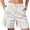 White, variant on Iugvhana Cargo Shorts for Women Summer Casual Straight Leg Relaxed Fit Multiple Pockets Comfortable Durable Outdoor Hiking Travel Shorts Black L