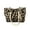 White, variant on Unique Leopards Print Furry Shoulder Bag Spacious Interior Underarm Bags Travel Handbag for Work Shopping or Leisure