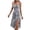Grey, variant on Women Polka Dot Spaghetti Strap Dresses Beach Vacation 2026 Causal Slit Midi Dress Trendy Boutique Clothes