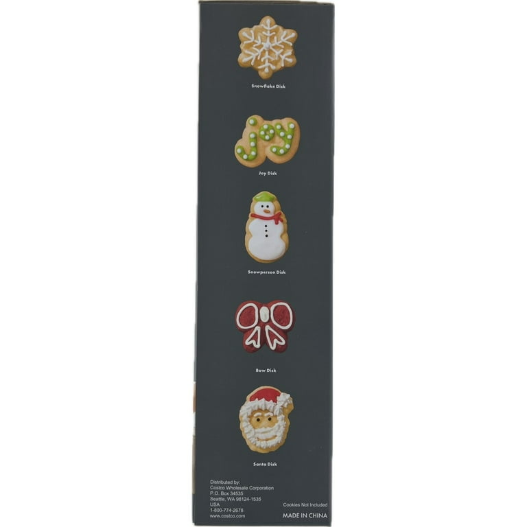 OXO Softworks Cookie Press Baking Tool, 20 Piece Set, Stainless
