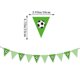 thumbnail image 3 of Guirnalda triangular para fiestas temáticas de fútbol | Banderas colgantes de papel impermeables para ver partidos, cumpleaños y eventos en el campus., 3 of 6