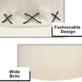thumbnail image 7 of BLSCODE Men Sun Hat Summer UV Protection Wide Brim Bucket Hats Packable Boonie Cap for Fishing Hiking Gardening Safari Beach Beige, 7 of 7