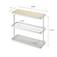 thumbnail image 3 of Yamazaki Home Storage Table, White, Steel, Supports 22.2 pounds, No Assembly, 3 of 3