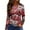 Pink, variant on Christmas Shirts for Women Long Sleeve Snowman Christmas Tree Print Blouses Crew Neck Cute Xmas Funny T-Shirts Tops Sky Blue M