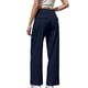 thumbnail image 5 of TaTaai Women's Solid Color Corduroy Sweatpants Elastic Waist Long Trousers with Pockets Casual Loose Sport Pants for Daily Outdoor Wear Gift, 5 of 6