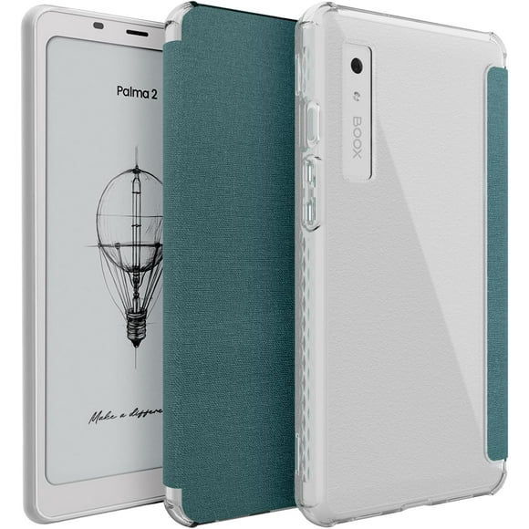 TUDIA SKN FLIP V2 Onyx Boox Palma 2 Étui Fermeture Magnétique Antichoc - Turquoise Clair