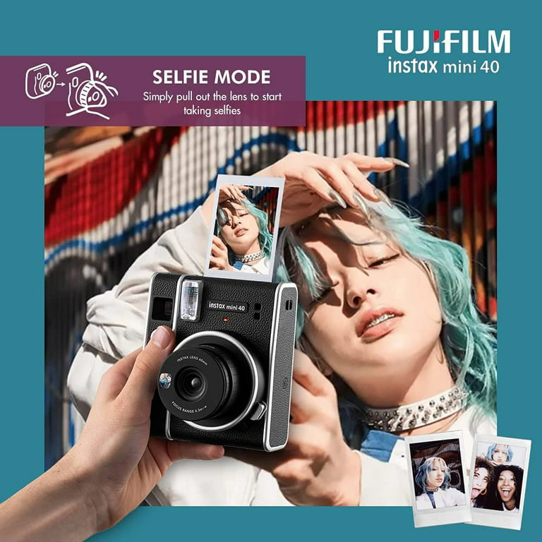 Fujifilm Instax Mini 40 Instant Camera Black