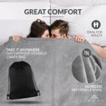 thumbnail image 2 of Manta impermeable para parejas CREW FLX 80 x 60 cm con bolsa de transporte, color gris, 2 of 7