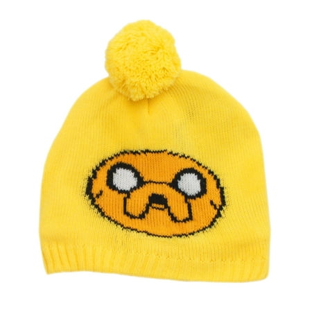 Adventure Time Jake Knit Pom Adult Beanie Hat