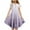 Purple, variant on CHEEREAM Little Girls Ruffle Sleeve Summer Dresses Crew Neck Layered Flowy Midi Casual Dress with Pockets Size 6-15 Years Blue 10 Years