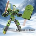 thumbnail image 2 of 2-in-1 Ice Cream Deformation Robot for Image Jar Mecha Creative Warrior Model, 2 of 5