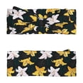 thumbnail image 2 of Daiia Lilies Flowers Printed Handmade Baby Headbands Soft Stretchy Hair Bands with Bows for Newborn Infant Baby Toddler Girls, 2 of 5