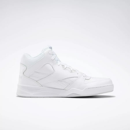 BB4500 Hi 2 Mens High-Top Sneakers White Solid Grey Leather Ballistic Mesh