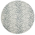 thumbnail image 2 of SAFAVIEH Marbella Daria Geometric Area Rug, Blue/Ivory, 6' x 6' Round, 2 of 6