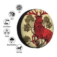 thumbnail image 4 of Easygdp Mythical Red Stag Illustration Wheel Cover,Spare Tire Cover,4-17in Spare Tire Cover Universal Fit for Trailer, Car, Truck, SUV, Jeep-14 inch, 4 of 6