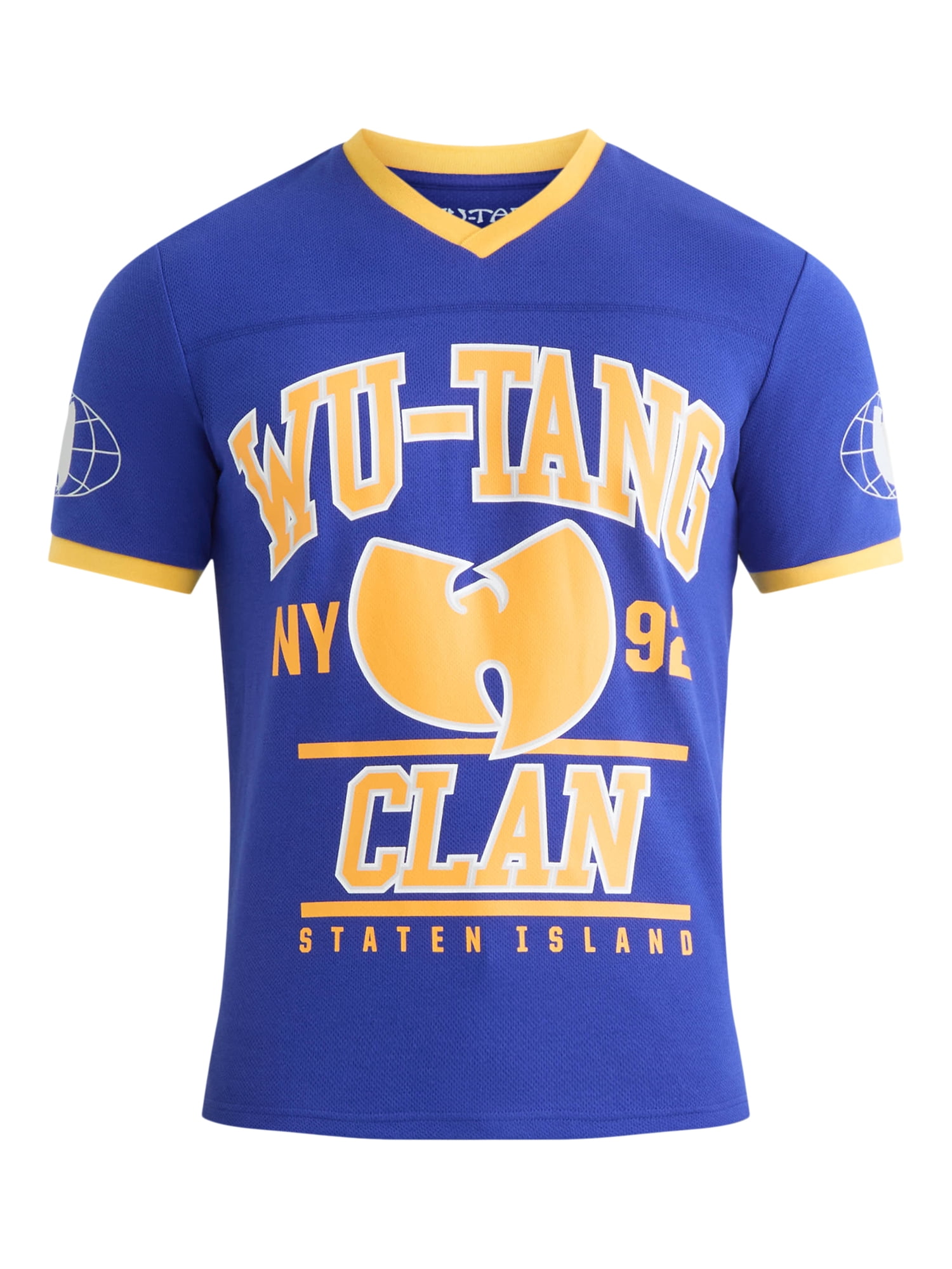 Wu-Tang Clan Men’s and Big Men's Mesh Football Jersey Style Shirt, Sizes S-3XL