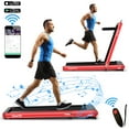 thumbnail image 1 of SuperFit 4.75HP 2 In 1 Folding Treadmill W/Remote APP Control, 1 of 10