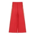 thumbnail image 7 of JanJean Women's Lyrical Praise Dance Pants Wide-leg Worship Liturgical Costume Choir Celebration of Red S, 7 of 7