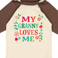thumbnail image 4 of Inktastic Granny Loves Me Girls Girls Long Sleeve Baby Bodysuit, 4 of 5